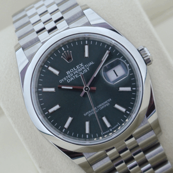 Rolex Datejust 126200 with green dial