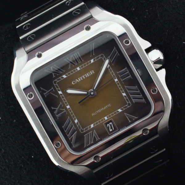 Cartier De Santos Tobacco Large WSSA0064